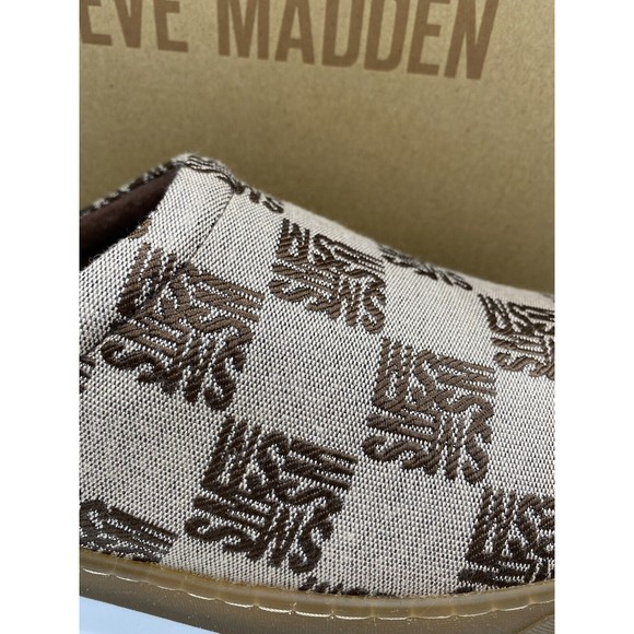 Steve Madden Sandals Mens Size 10 Brown Suede Fabric  Mule main image 8